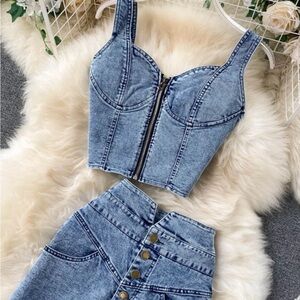 Jean Two piece